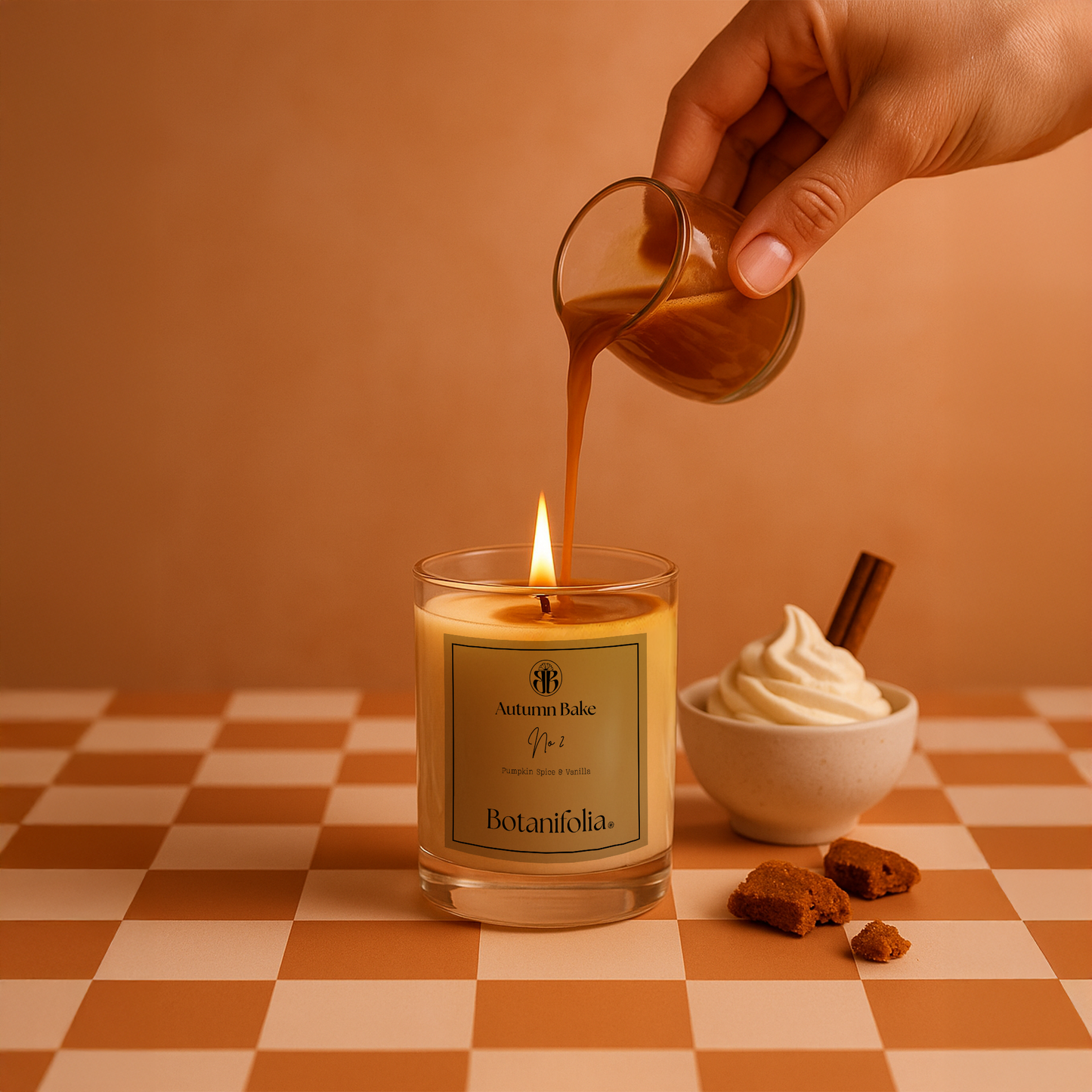No.02 AUTUMN BAKE Aromatic Premium Soy Wax Candle (300mL)