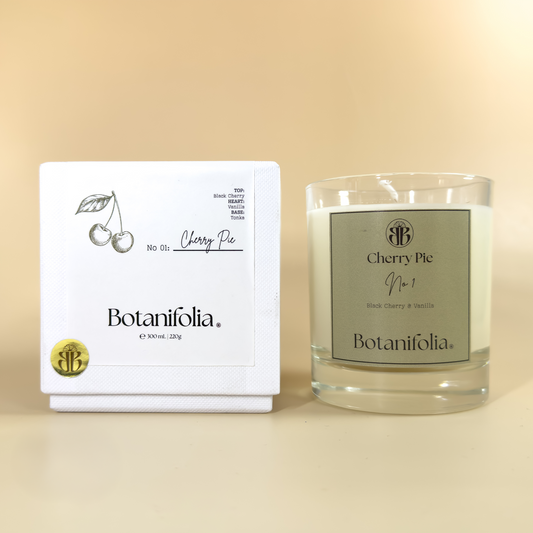 No.01 CHERRY PIE Aromatic Premium Soy Wax Candle