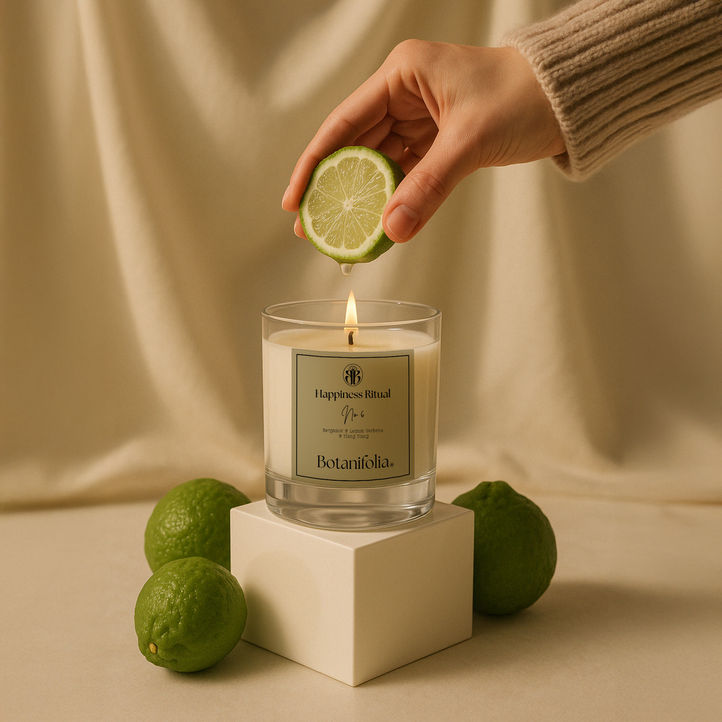 No.06 HAPPINESS RITUAL Aromatic Premium Soy Wax Candle