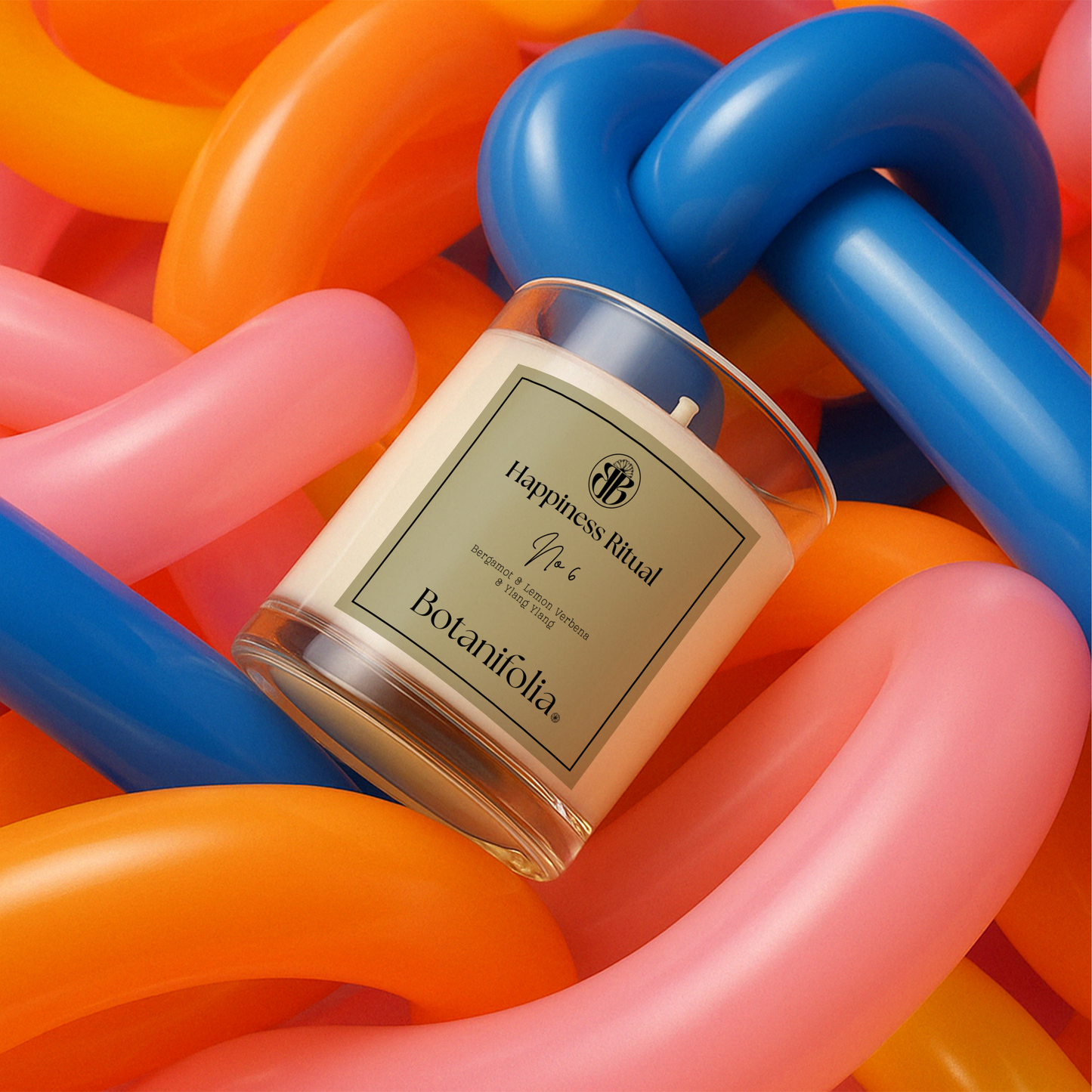 No.06 HAPPINESS RITUAL Aromatic Premium Soy Wax Candle