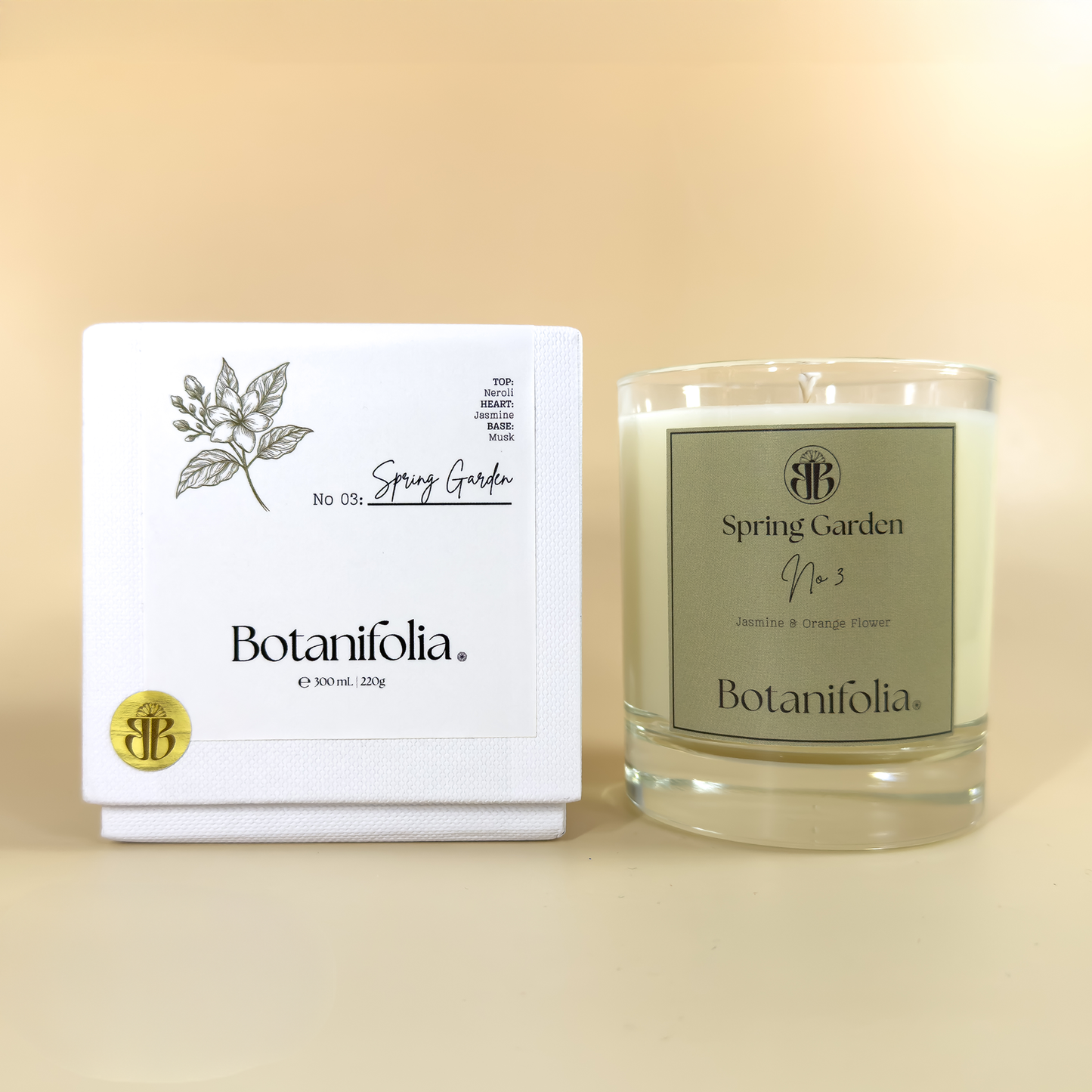 No.03 SPRING GARDEN Aromatic Premium Soy Wax Candle