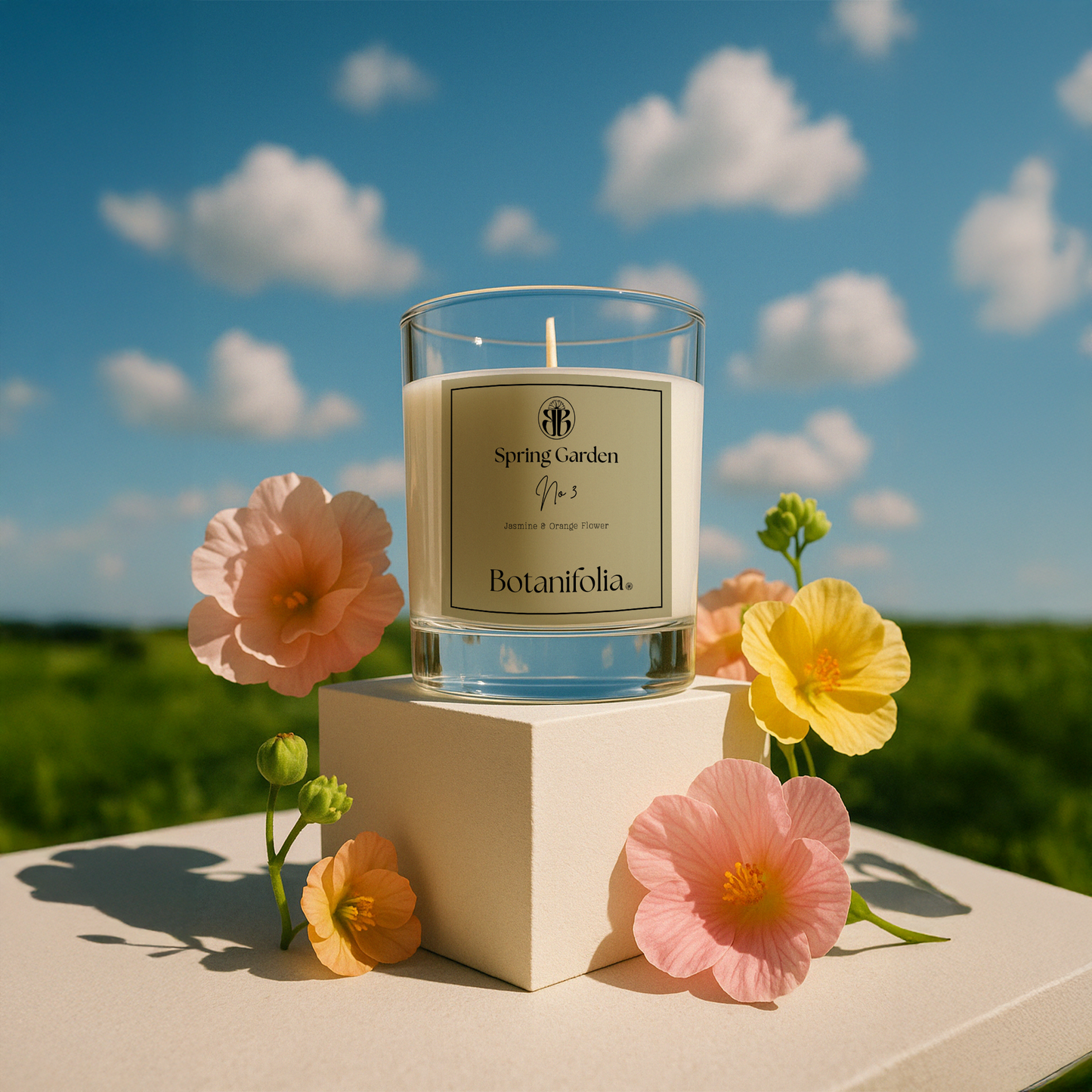 No.03 SPRING GARDEN Aromatic Premium Soy Wax Candle